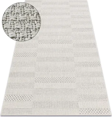 Produktbild von Teppich ORIGI 3736 creme - Bretter flachgewebte SISAL schnur beige 194x290 cm