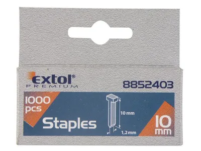 Zdjęcie produktu dla Gwoździe Extol Premium (8852404) opakowanie 1000szt, 12mm, 2,0x0,52x1,2mm