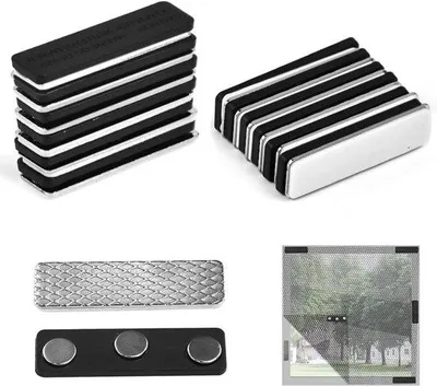 Obrázek produktu pro Magnetické spony na moskytiéry – silné magnety, samolepicí, bez vrtání