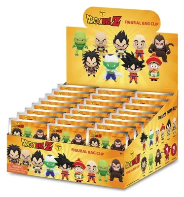 Produktbild von Dragon Ball Z 3D Schaumstoff-Taschenanhänger Serie 1 Display (24)