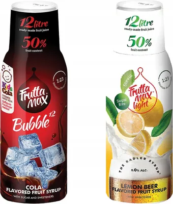 Image de Sirops Fruttamax Cola Radler Light , 500 ml, 2 pièces
