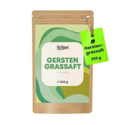 Produktbild von Gerstengrassaft Pulver (250 g XL Vorrat) mit Chlorophyll