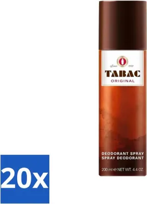 Immagine prodotto di Tabac Original - Deodorante spray - antitraspirante - 200 ml - confezione risparmio - 20 pezzi