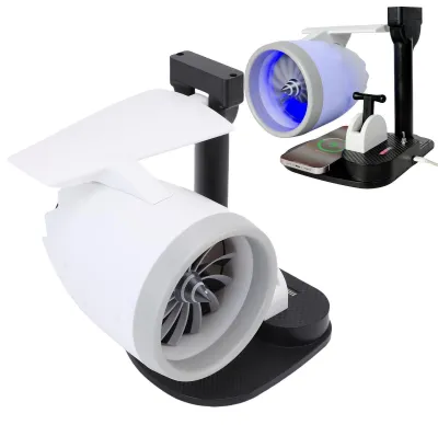 Productafbeelding van Turbojet Bureauventilator in Vliegtuigdesign