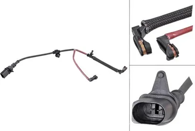 Produktbild von A.B.S. 39970 Warnkontakt Bremsbelagverschleiß 400mm Hinten für AUDI A6 Avant (4A5, C8) Q7 (4MB) A6 Limousine (4A2, C8) Q7 (4M) Q8 (4MN)