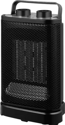 Productafbeelding van AIORBER verwarmingsapparaat, 1500 W, twee vermogensstanden, traploze temperatuurregeling, automatische uitschakelfunctie, hete lucht, draaibaar, zwart