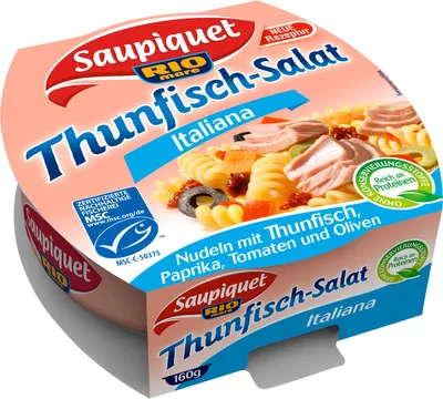 Image de MSC Saupiquet Salade de thon à l'italienne avec pâtes méditerranéennes 160g