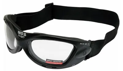 Productafbeelding van Yato - "Beschermende" veiligheidsbril AW1314 (universele maat) (zwart)