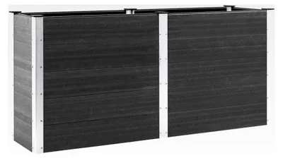 Produktbild von Hochbeet Pflanzkasten 200x50x91cm WPC Grau