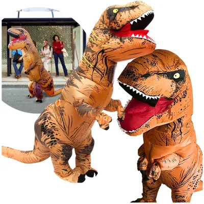 Produktbild von Aufblasbares T-Rex-Kostüm NM22J37