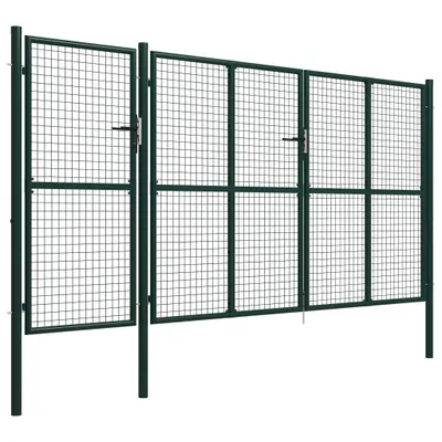 Immagine prodotto di Cancello da Giardino in Acciaio 400x150 cm Verde
