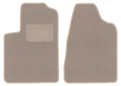 Image de Tapis avant en moquette pour Chrysler Sebring II 2003-2007 (berline) – 2 pièces, beiges, sur mesure – Wielganizator LUX