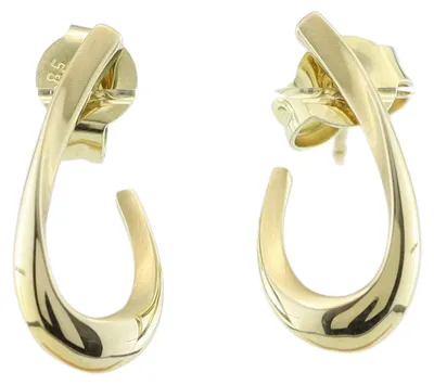 Produktbild von MIAMAR 1167138 Damen Ohrstecker 14 Karat (585) Gelbgold Gold