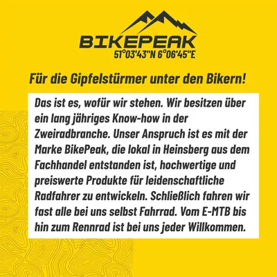 Produktbild von BikePeak Sattel City mit Memory-Schaum