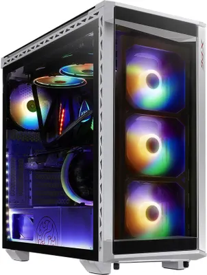 Obrázek produktu pro XPG BATTLECRUISER, Midi Tower, PC, Černá, Bílá, ATX, EATX, Micro ATX, Mini-ITX, SPCC, Hraní