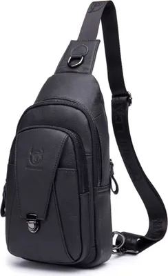 Produktbild von MODFU Brusttasche , Umhängetasche, Schultertasche, Cross Body Sling Bag für Freizeit & Sport Schwarz