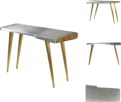 Produktbild von vidaXL Schreibtisch Vintage Flieger Flugzeug Stil 120x60x76 cm -  Schreibtische