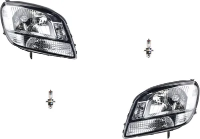 Produktbild von Scheinwerfer passend für Chevrolet Orlando 11- mit H4 Set Links Rechts 95025585 95025586 Johns