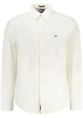 Produktbild von Weißes Herren Langarmhemd Regular Fit, Button-Down, nachhaltige Baumwolle