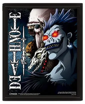 Produktbild von Death Note - 3D-Eingerahmter Druck, "Ryuk", A5 CD2437 (Einheitsgröße) (Bunt)