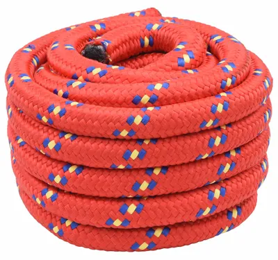 Produktbild von vidaXL Bootsseil 5 m 5 Rot PP