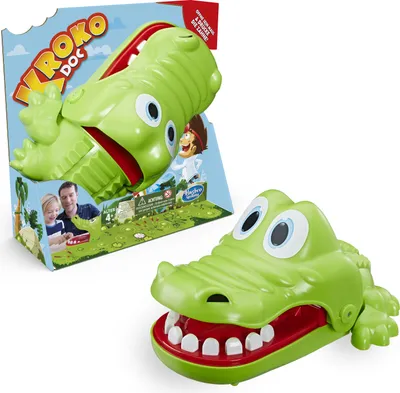 Produktbild von Hasbro Gaming Kroko Doc Brettspiel, lustiges Schnapp-Spiel für 2–4 Spieler, Überraschungseffekt, Vorschulspiel für Kinder ab 4 Jahren