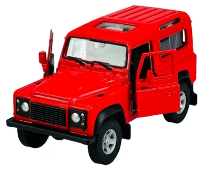Image de Welly, Land Rover Defender, modèle réduit en métal, échelle 1:34, neuf dans sa boîte, référence 42392