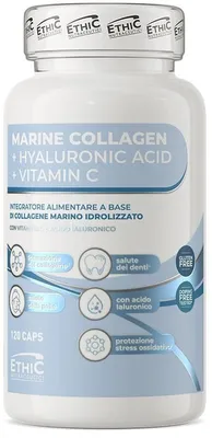 Immagine prodotto di Marine Collagen+Hyaluronic Acid+Vitamin C 120 Capsule