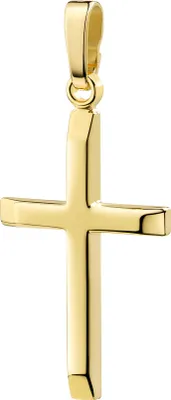 Produktbild von Gold Kreuzanhänger 585 / 14K Echtgold Anhänger für Damen