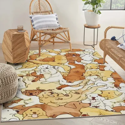 Produktbild von Conceptum Hypnose, Woopamuk237, Teppich (100 x 200), 70 % BAUMWOLLE / 30 % POLYESTER, Mehrfarbig, 100 x 200 cm