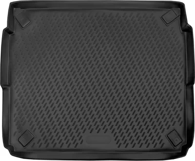 Produktbild von J&J AUTOMOTIVE | Gummi-Kofferraumwanne Kofferraummatte Kofferraum-Schutzmatte Kompatibel Peugeot 3008 2009-2016, Anti-Rutsch, Geruchlos, Passgenau, Schwarz, 3cm Hoher Rand, Aufrollbar
