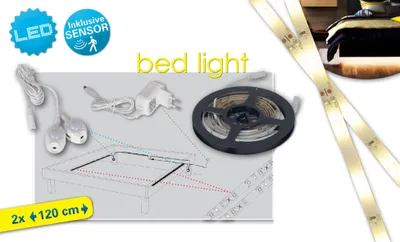 Produktbild von Näve LED Bettlicht-Stripe indoor Stripelight - Kunststoff - warmweiß; 5171826
