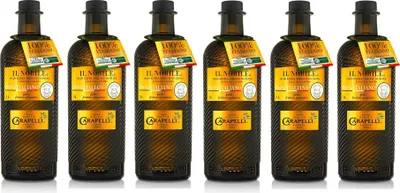 Produktbild von Carapelli " Il Nobile " 100% Extra Virgin Olivenöl [ 6 FLASCHEN x 750ml ]