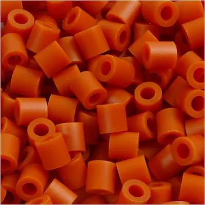 Produktbild von Bügelperlen, Größe 5x5 mm, Lochgröße 2,5 mm, Rotbraun (5), medium, 1100Stck.