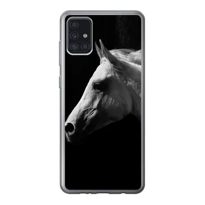 Produktbild von MuchoWow® Handyhülle Schutzhülle Hülle für Samsung Galaxy A52 5G Pferde - Tiere - Porträt Silikon Softcase Handy Hülle