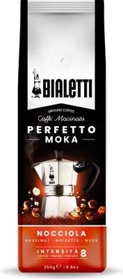 Produktbild von Bialetti Perfetto Moka Nocciola, Kaffee gemahlen, Röstkaffee, Intensität 8, 250 g, 96080321