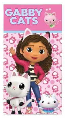 Immagine prodotto di Asciugamano da spiaggia "Kitty World" di Gabby's Dollhouse