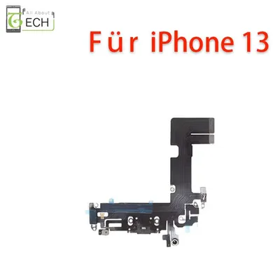 Produktbild von Ladebuchse für iPhone 13 Anschluss Connector Flex USB Schwarz