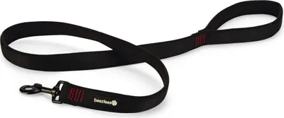 Produktbild von Beeztees Parinca Premium - Hundeleine - Nylon - schwarz - 120 cm x 25 mm