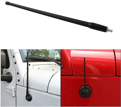 Obrázek produktu pro 13 "" AM FM Radio Antenna pro Jeep Wrangler JK JL 2007-2018 černá