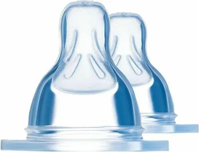 Produktbild von MAM Zubehör für Flaschen Sauger Silikon +4m Durchfluss 3 Schnell 2 Stück - 5443191