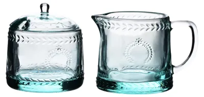 Produktbild von Konditorei-Set Natriumglas Ecila Light Ø9xH7,3cm + 300ml Helltürkis 2-teilig