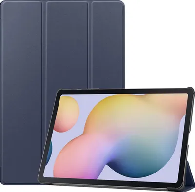 Productafbeelding van imoshion Trifold Bookcase voor de Samsung Galaxy Tab S8 Plus / S7 Plus / S7 FE 5G - Donkerblauw