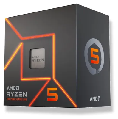 Zdjęcie produktu dla AMD Ryzen 5 7400, AMD Ryzen™ 5, Gniazdo AM5, 5 nm, Pudełko, AMD, 3,3 GHz