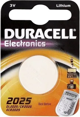 Produktbild von DURACELL CR2025 - 3V Lithium Knopfzelle; 81339008