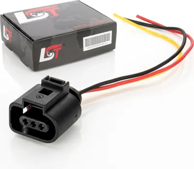 Produktbild von Stecker Steckverbinder Reparatur Kabelbaum Buchse 3-polig weiblich für VW