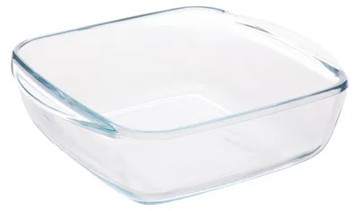Produktbild von Essentiels-auflaufform aus glas, quadratisch, 17 x 20 cm, transparent - 5 five simply smart