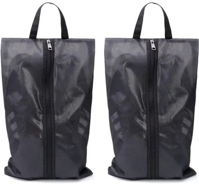 Produktbild von Famanu Schuhbeutel Wasserabweisend - 2er Set Schwarz