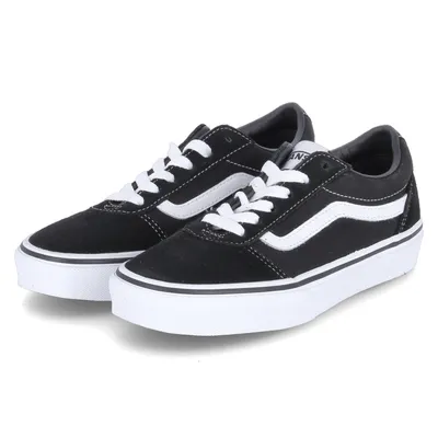 Zdjęcie produktu dla Vans Ward, Męski, Dziecko, Modne trampki, Czarny, Biały, Monochromatyczny, Sznurowane zamknięcie