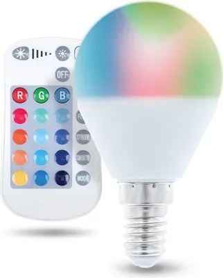 Produktbild von Forever Light LZE14G45RGB5W, 5 W, 25 W, E14, 250 lm, 30000 h, Multi